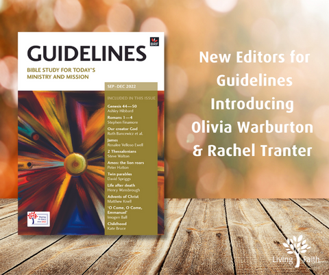 New Editors for Guidelines! Introducing Olivia Warburton & Rachel Tranter