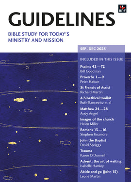 Guidelines September- December 2023: Bible study for today's ministry and mission
