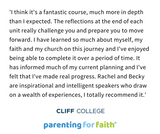 Cliff College Certificate in Parenting for Faith (online)