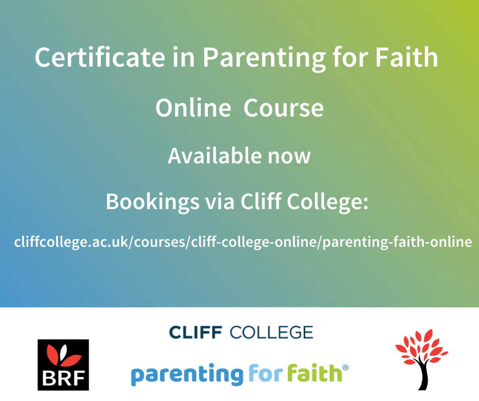Cliff College Certificate in Parenting for Faith (online)