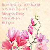 Everyday cards - Floral Birthday (Pack of 6 cards, 3 of each design)