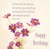 Everyday cards - Floral Birthday (Pack of 6 cards, 3 of each design)