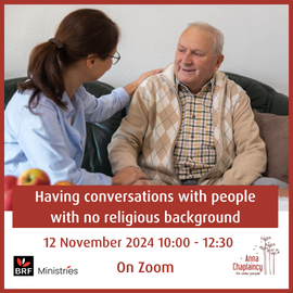 Having conversations with people with no religious background - Anna Chaplaincy Themed Workshops