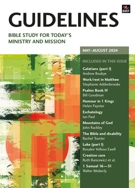 Guidelines May - August 2024 Bible study for today's ministry and mission