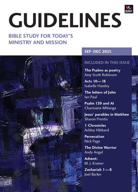 Guidelines September-December 2025: Bible study for today's ministry and mission