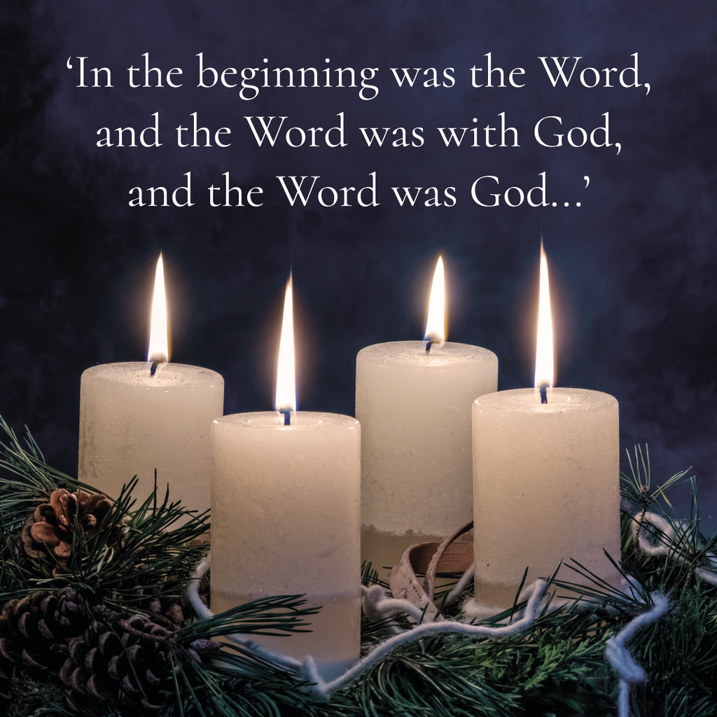 Christmas Card - Candles with verse (pack of 10)