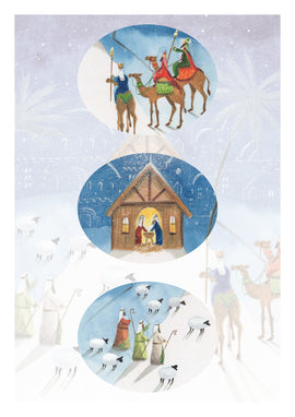 Christmas Card - Christmas trio (pack of 10)