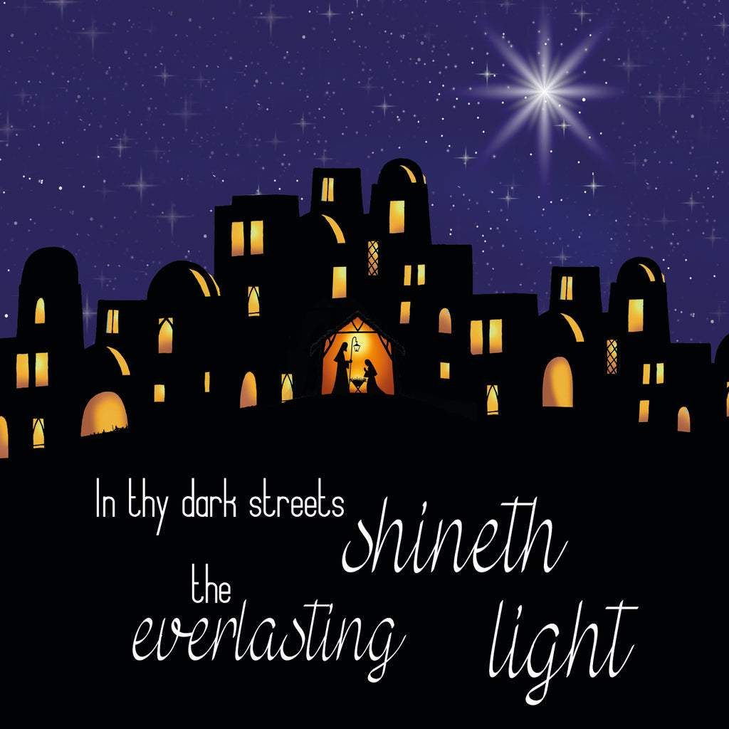 Christmas Card - Everlasting light (pack of 10)