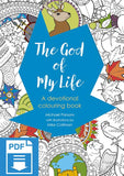 The God of My Life: A devotional colouring book