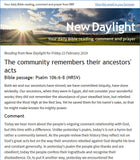 Subscribe to New Daylight by email: Sustaining your daily journey with the Bible
